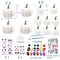 12 Pck Pumpkin Decorations Halloween Crafts Pumpkin Halloween White Artificial Pumpkin Decorating Kit with Sticker Kids DIY Arts and Crafts for Halloween Party Thanksgiving Home Fall Decor Pumpkin Decor